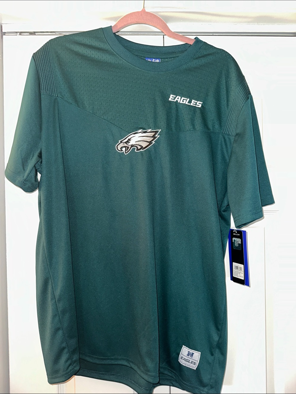 Philadelphia Eagles Men's Short-Sleeve Jersey Like Team Shirt - Green